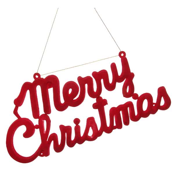Merry Christmas Piros Felirat