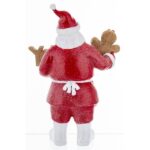 Mikulás figura mézeskaláccsal JOY felirattal