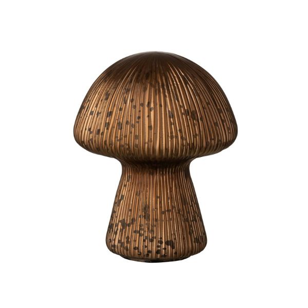 Led-es barna üveg gomba